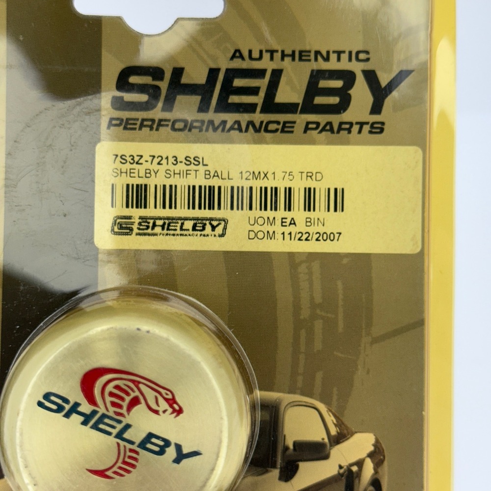 Rare Authentic Shelby Snake Shift Ball Perfor Parts 7S3Z-7213-SSL 12MX1.75 TRD‎ - Picture 2 of 3